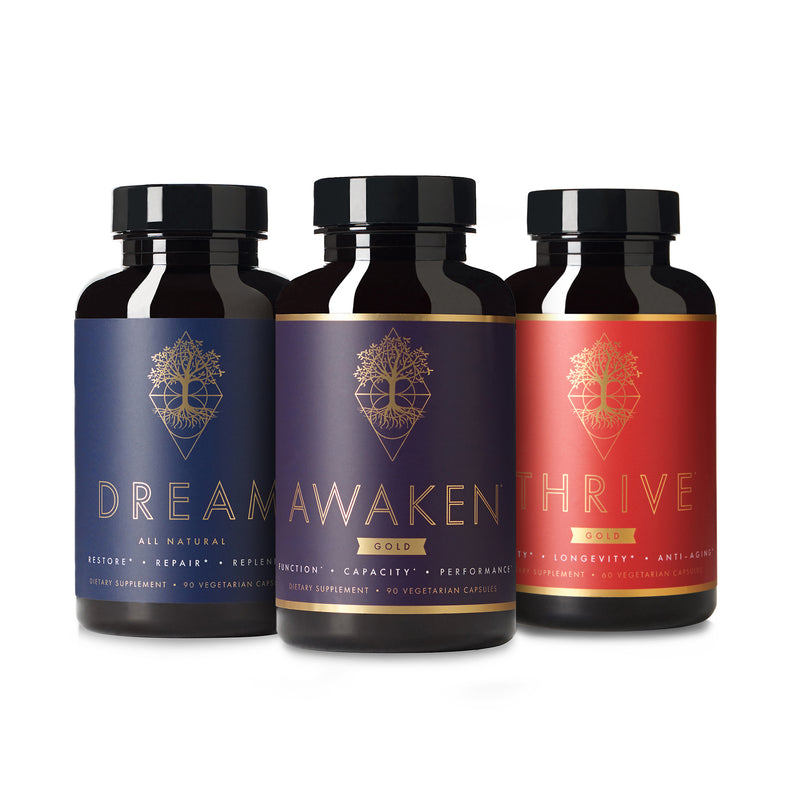 Awaken Gold + Dream + Thrive